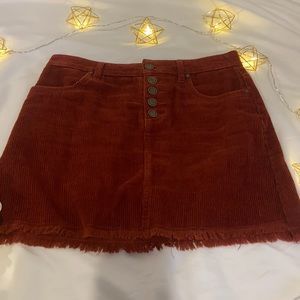 Corduroy Skirt